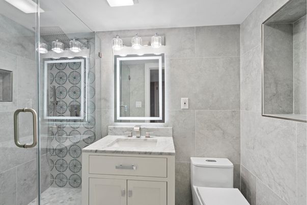 Bathroom, Glass Shower, Interior