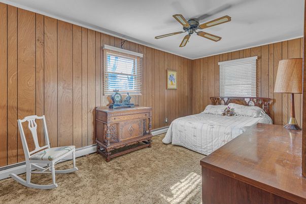 Bedroom, Interior, Wooden Walls