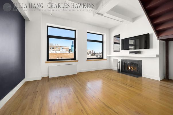 Empty room, Fireplace, Interior, Wood Texture Flooring