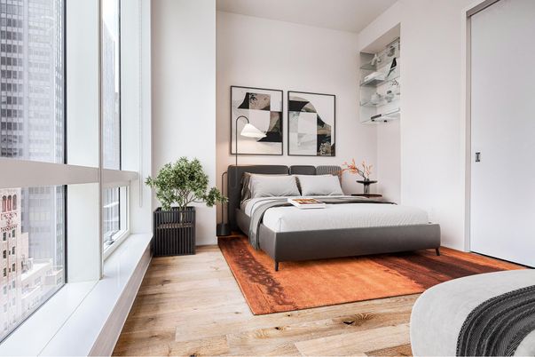 Bedroom, Interior, Wood Texture Flooring