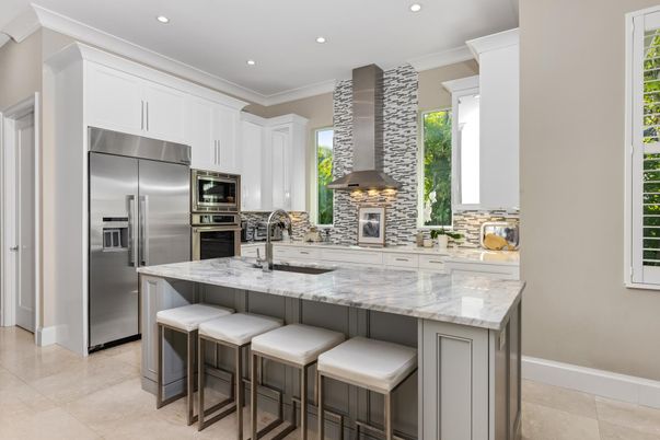 Interior, Kitchen, Recessed Lighting, Stainless Steel Appliances