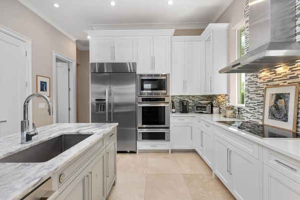 Interior, Kitchen, Recessed Lighting, Stainless Steel Appliances