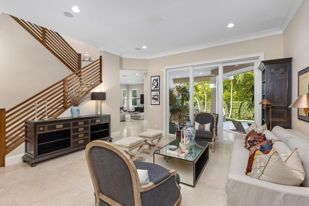 Interior, Living room, Recessed Lighting
