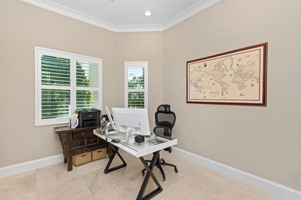 Home Office, Interior, Recessed Lighting