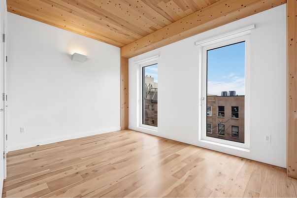 Empty room, Interior, Wooden Beams, Wooden Ceilings, Wood Texture Flooring