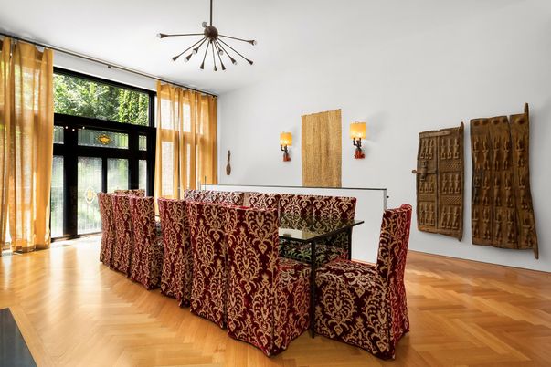 Interior, Pendant Lights, Wood Texture Flooring