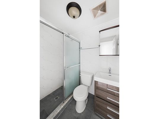 Bathroom, Glass Shower, Interior, Marble Walls