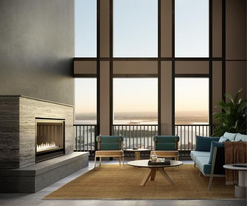 Fireplace, Interior, Living room, Water