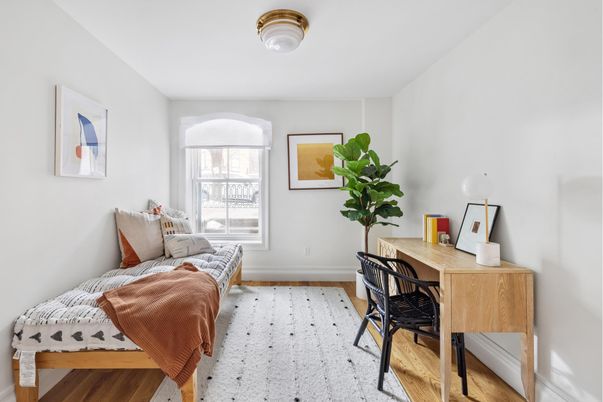 Bedroom, Home Office, Interior, Wood Texture Flooring