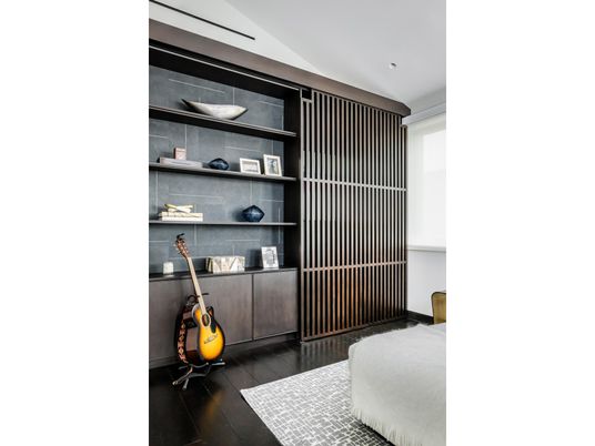 Fitness Equipment, Interior, Recessed Lighting, Wood Texture Flooring