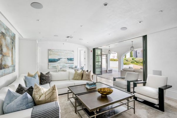 Interior, Living room, Recessed Lighting
