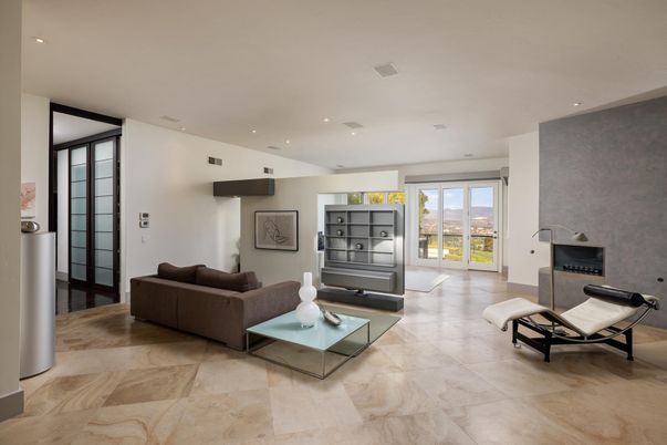 Interior, Living room, Recessed Lighting