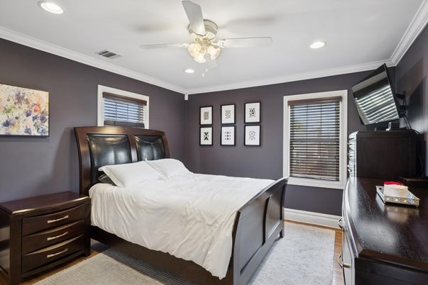 Bedroom, Interior, Recessed Lighting