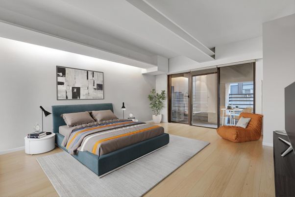 Bedroom, Interior, Wood Texture Flooring