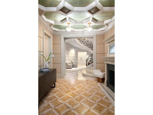 Fireplace, Interior, Pendant Lights