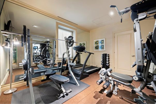 Fitness Equipment, Interior, Recessed Lighting