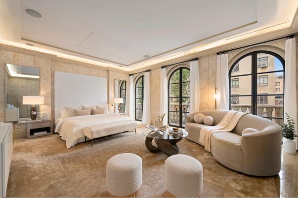 Bedroom, Interior, Recessed Lighting