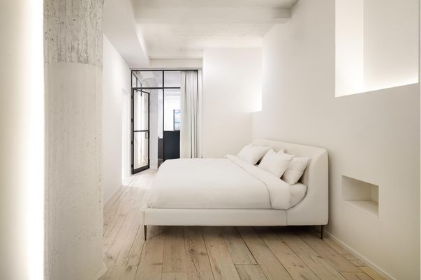 Bedroom, Interior, Wood Texture Flooring