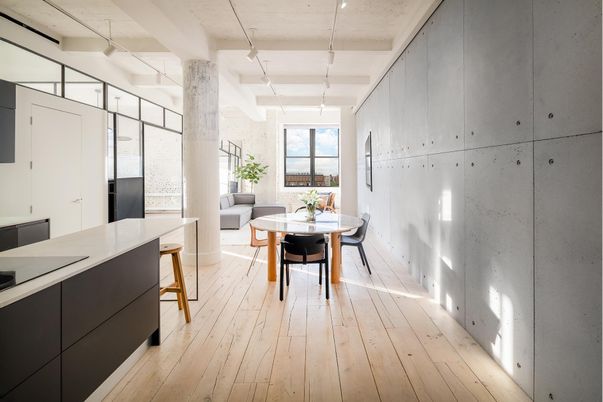 Dining room, Interior, Wood Texture Flooring
