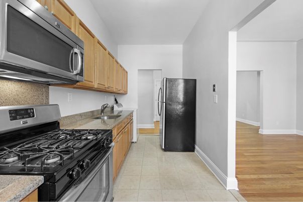 Interior, Kitchen, Wood Texture Flooring