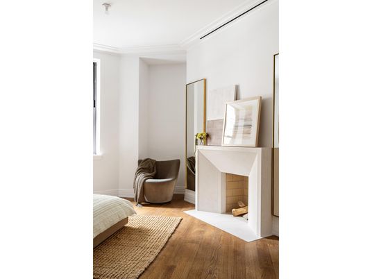 Fireplace, Interior, Wood Texture Flooring