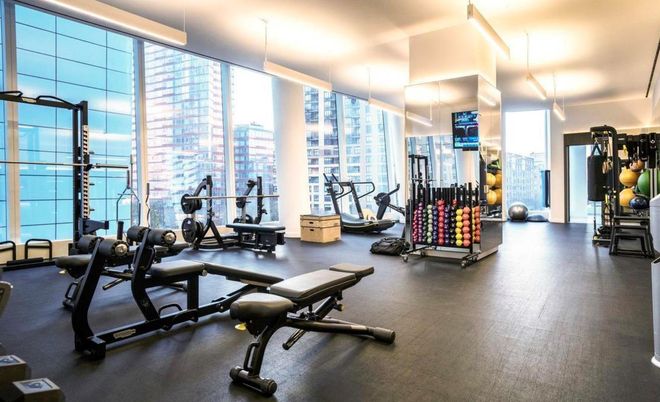 Fitness Equipment, Gym, Interior