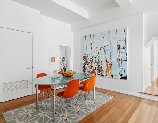 Dining room, Interior, Wood Texture Flooring