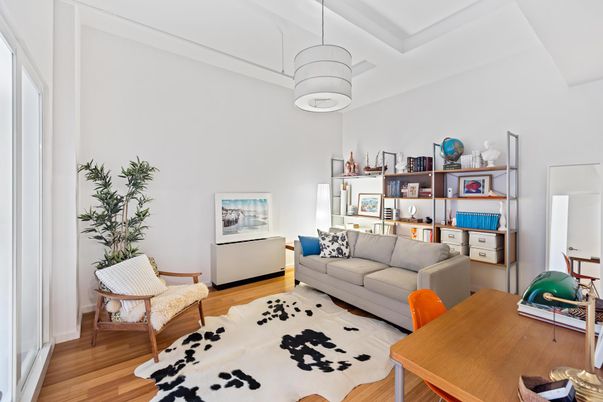 Interior, Living room, Pendant Lights, Wood Texture Flooring