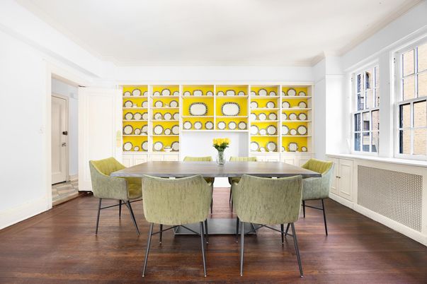 Dining room, Interior, Wood Texture Flooring