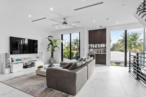Interior, Living room, Marble, Recessed Lighting