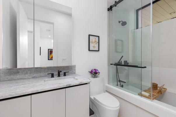 Bathroom, Glass Shower, Interior