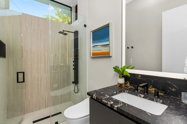 Bathroom, Glass Shower, Interior