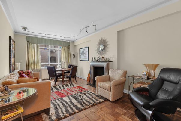 Dining room, Fireplace, Interior, Living room, Wood Texture Flooring