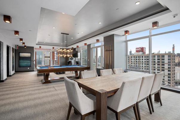 Billiard Table, Dining room, Game Room, Interior, Pendant Lights, Recessed Lighting