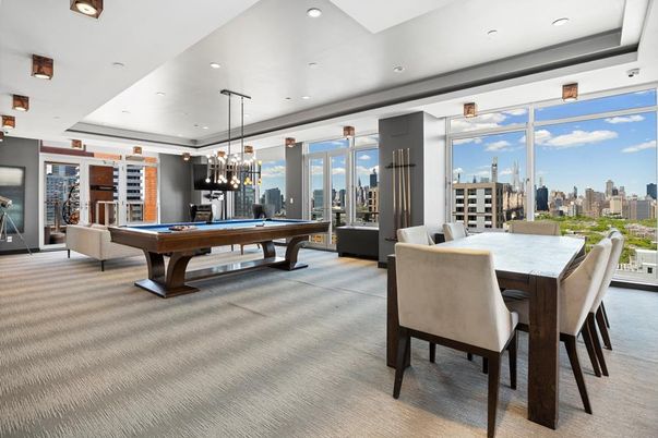 Billiard Table, Dining room, Game Room, Interior, Pendant Lights, Recessed Lighting