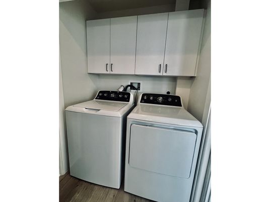 Interior, Utility Closets, Washer, Wood Texture Flooring