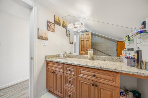 Bathroom, Interior, Wood Texture Flooring