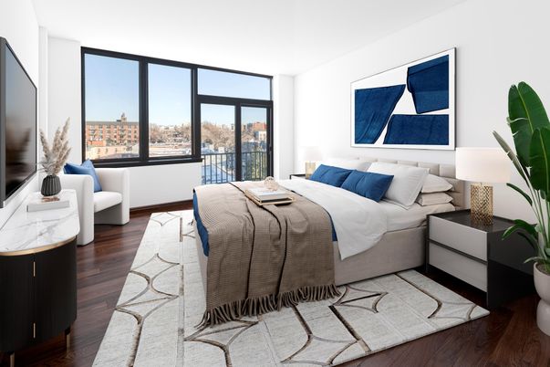 Bedroom, Interior, Wood Texture Flooring