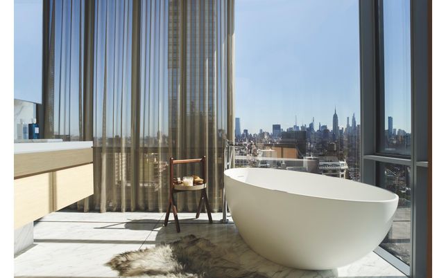 Bathroom, Free Standing Baths, Interior, Marble