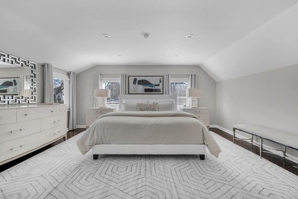 Bedroom, Interior, Recessed Lighting