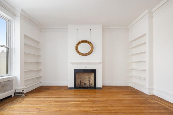 Fireplace, Interior, Wood Texture Flooring