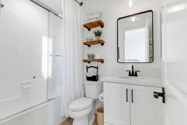 Bathroom, Glass Shower, Interior