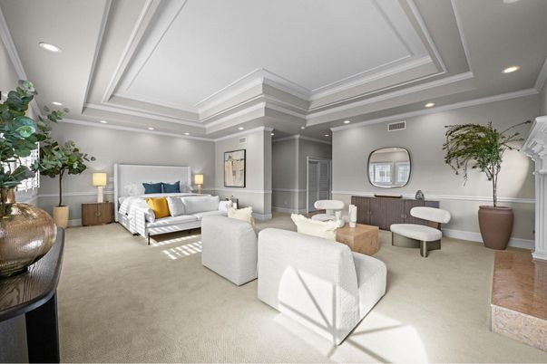 Bedroom, Interior, Living room, Recessed Lighting