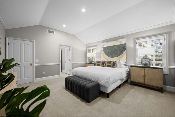 Bedroom, Interior, Recessed Lighting
