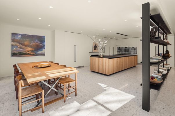 Dining room, Interior, Kitchen, Recessed Lighting