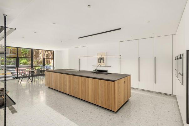 Dining room, Interior, Kitchen, Recessed Lighting
