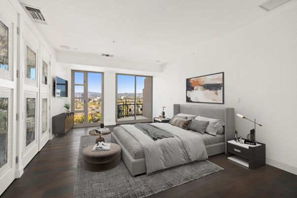 Bedroom, Interior, Wood Texture Flooring