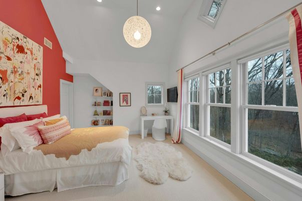 Bedroom, Interior, Pendant Lights, Recessed Lighting