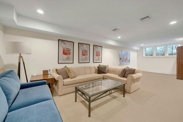Interior, Living room, Recessed Lighting