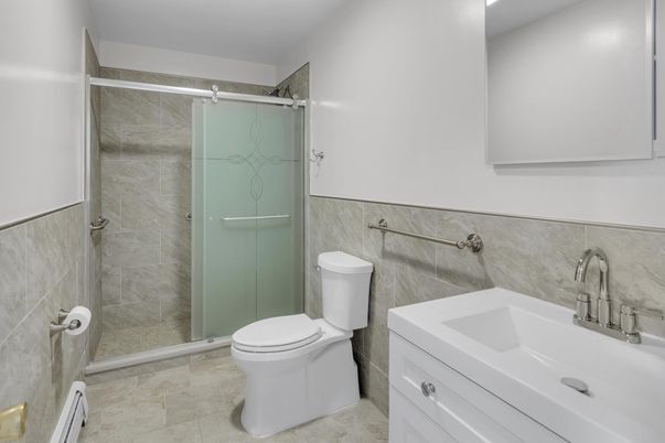 Bathroom, Glass Shower, Interior